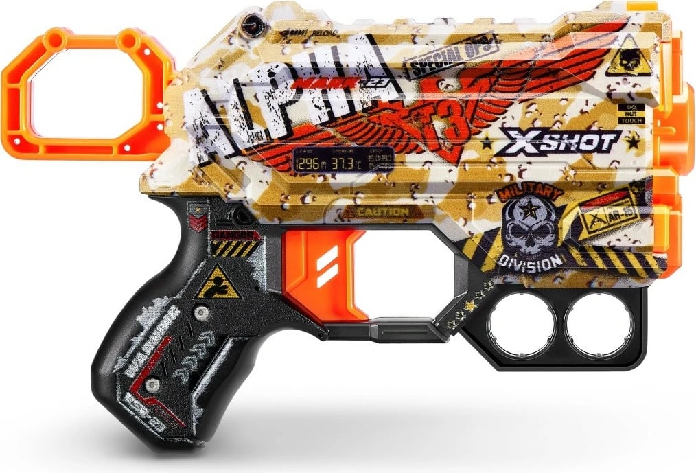 Set blastera lodër ZURU X-Shot Skins Menace, 4 copë, 24 shigjeta, shumëngjyrëshe