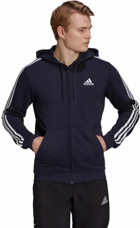 Duks me kapuç adidas për meshkuj, blu marin