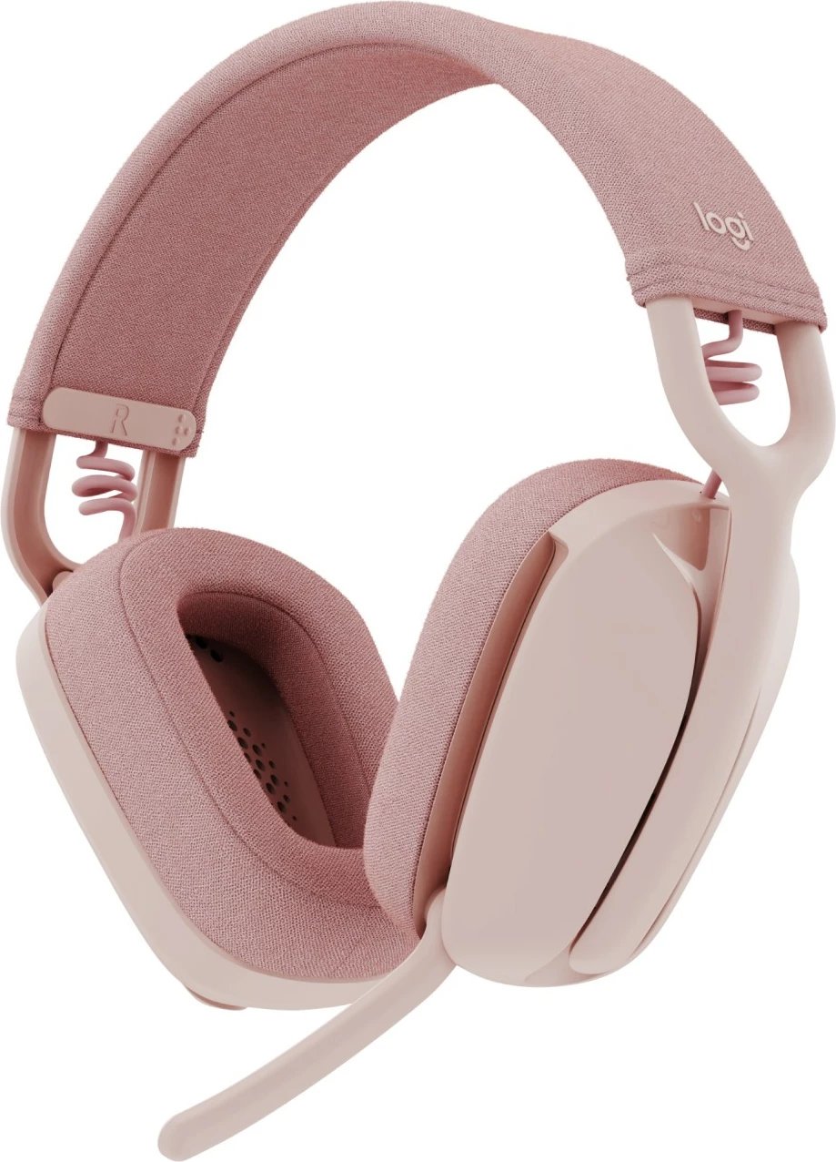 Kufje Logitech Zone Vibe 100, Wireless, 185 g, Rozë