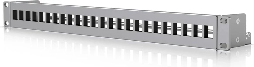 Panel patch i zbrazët Ubiquiti UACC-Rack-Panel-Patch-Blank-24, 24 porta keystone, 1U, Gri