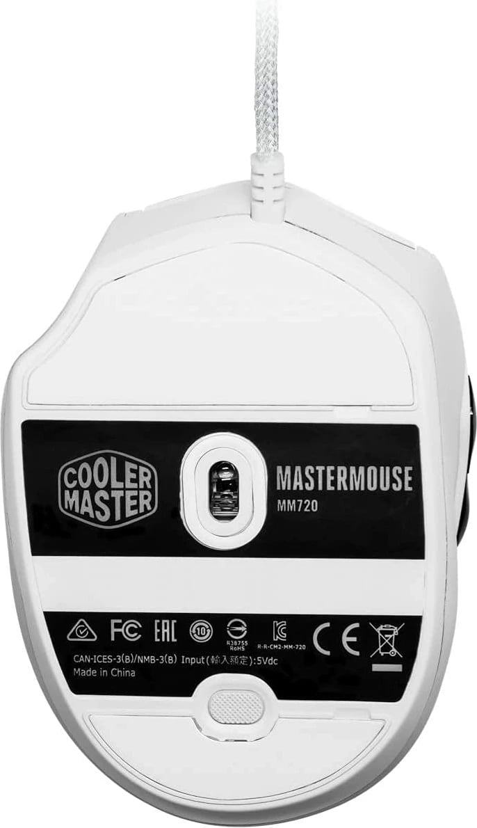 Maus Cooler Master MM720 - USB, i bardhë
