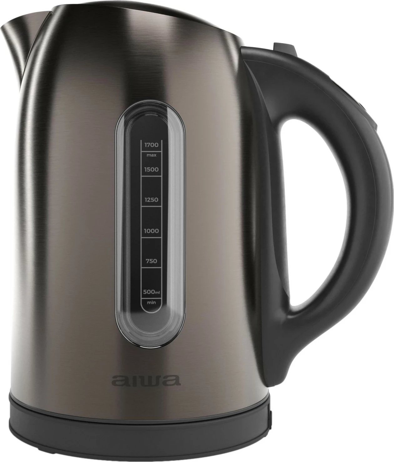 Çajnik elektrik Aiwa AKT3000D Kawako, 1.7L, 2200W, argjendtë