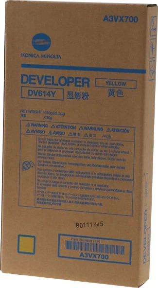 Njësi zhvilluese, Konica Minolta, DV614Y / A3VX700, rendiment 1,200,000 faqe, standard, e verdhë