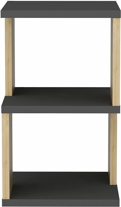 Komodinë Hanah Home Carter, antracit dhe lis