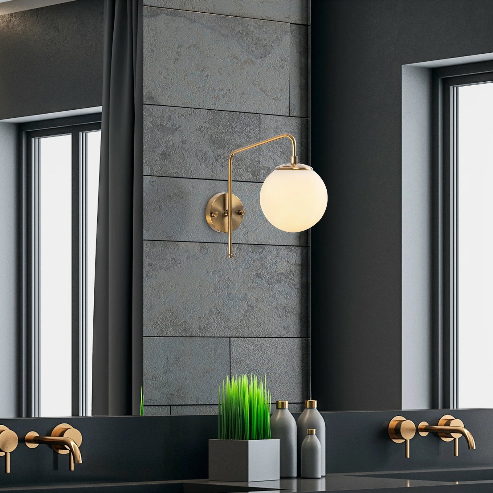 Llambë muri Opviq, Viran - 10945, ngjyrë vintage