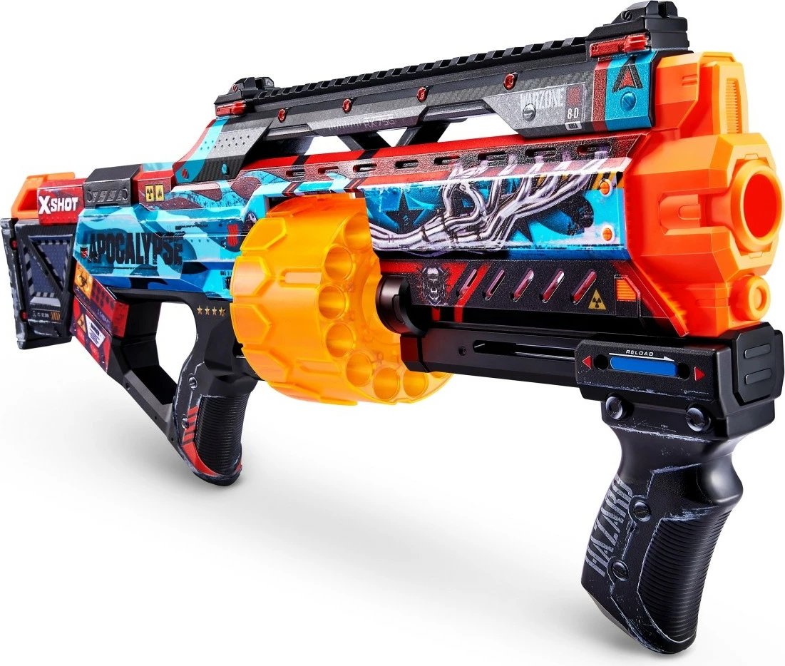 Blaster lodër ZURU X-Shot Skins Last Stand, 16 shigjeta, shumëngjyrëshe, set