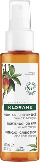Vaj për flokë të thatë Klorane Mango unisex 100ml
