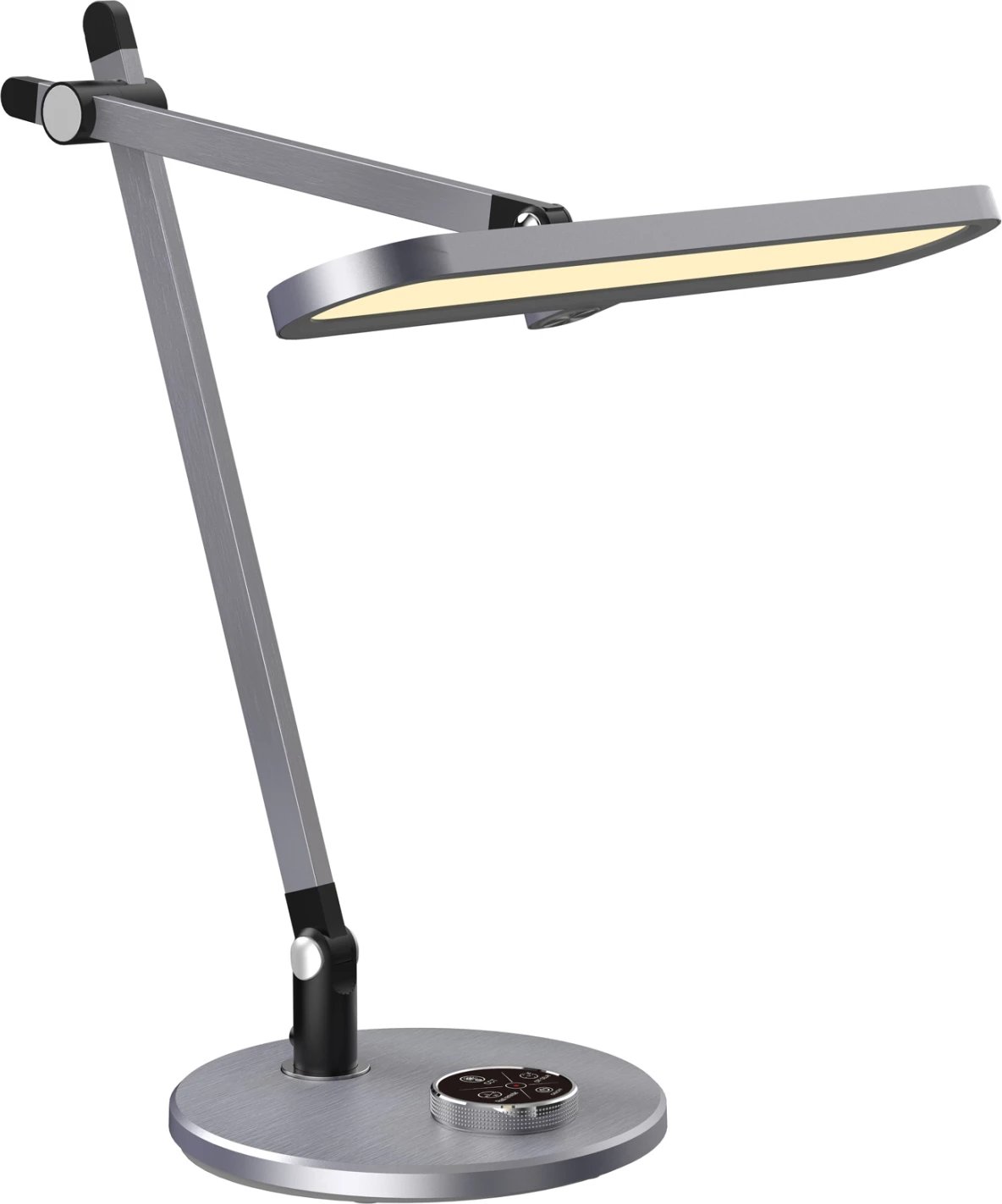 Llambë tavoline LED profesionale BLAIN PRO FH4446.07, bazë ABS dhe krahë alumini, ngjyrë gri, 57,5x53H cm