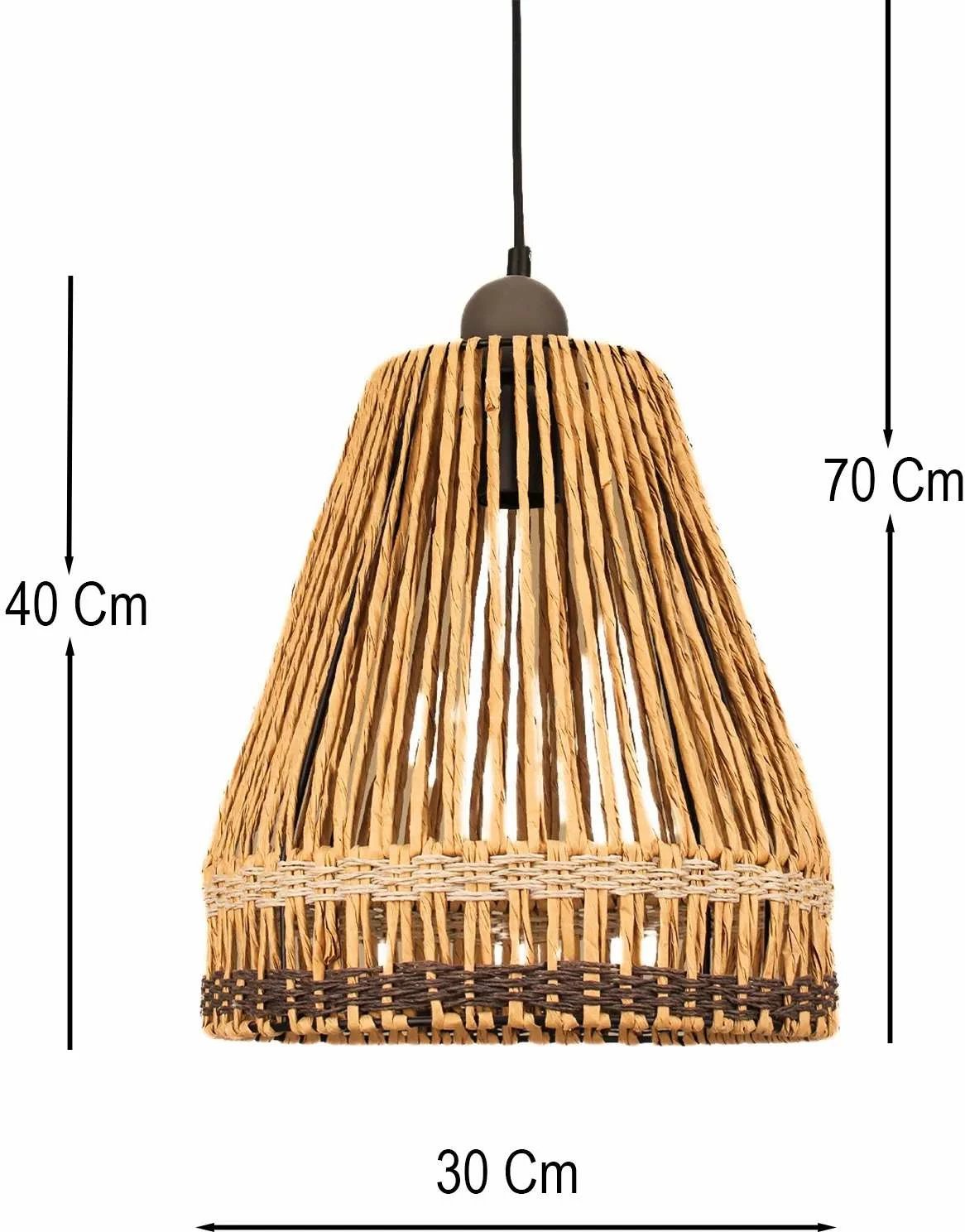 Llambë tavani Opviq, Caula, makrame, ngjyrë bezhë Llambë tavani Opviq, Caula, makrame, ngjyrë bezhë