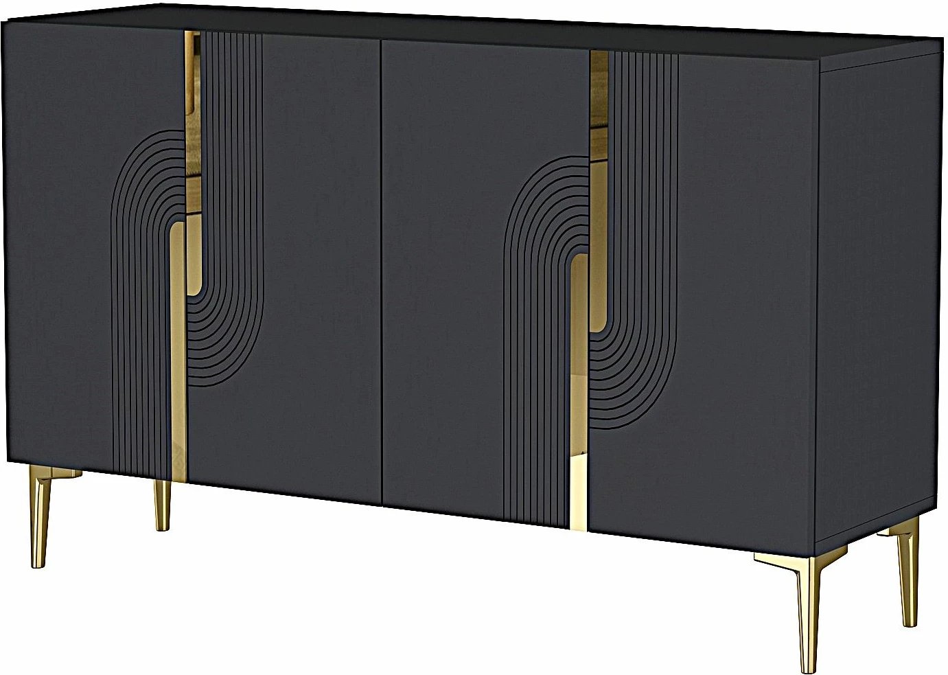 Konsol Skye Decor, Meyra 120, antracit, ar