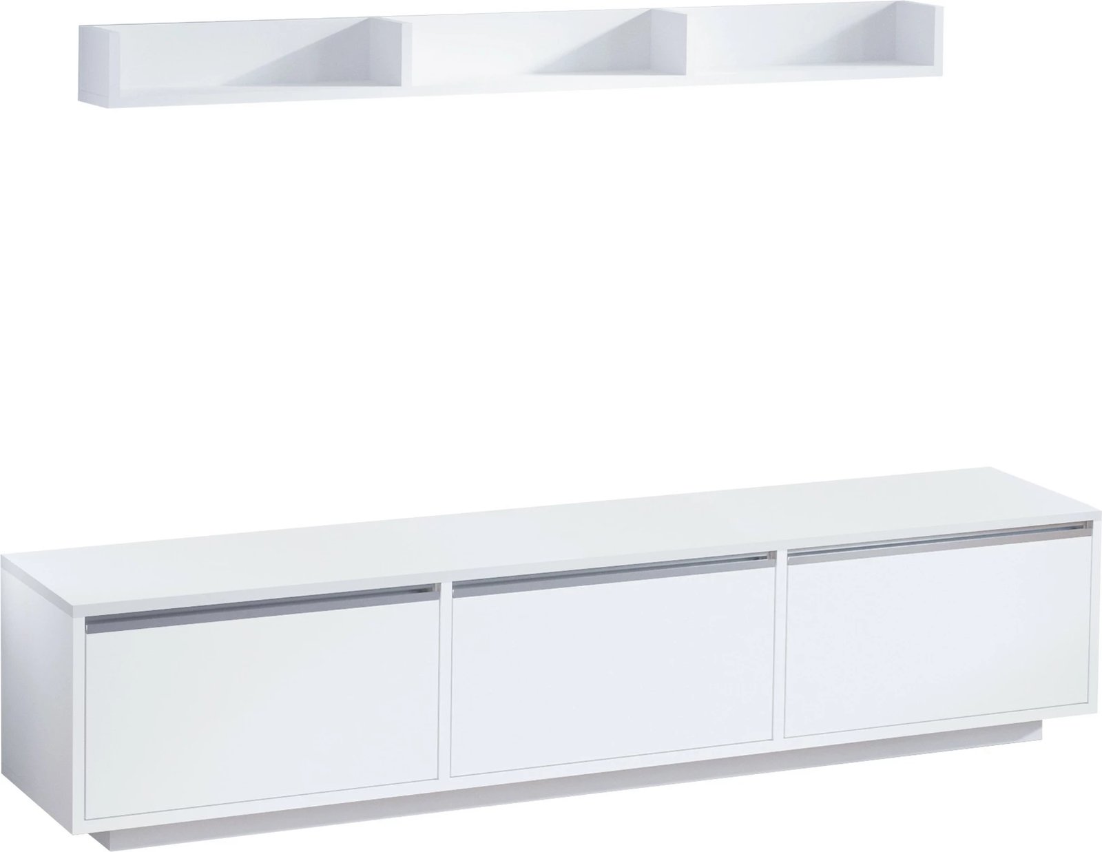 Komodë TV Skye Decor, Prag, e bardhë