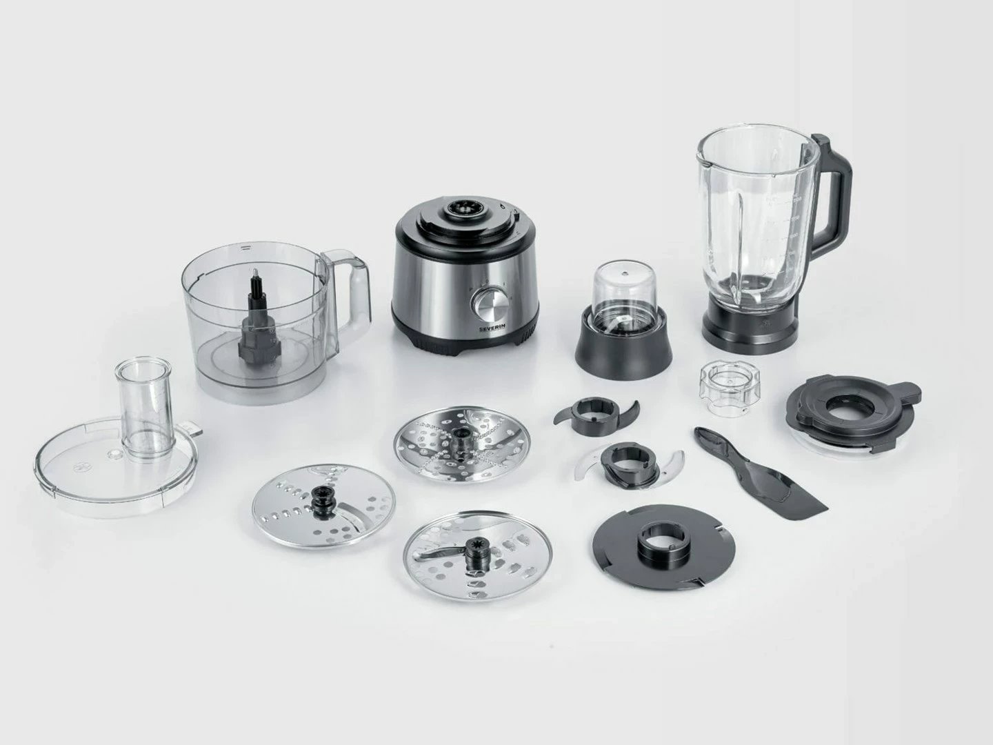 Procesor ushqimi Severin KM 3892, 1.5 L, 1200 W, Inox, i zi Procesor ushqimi Severin KM 3892, 1.5 L, 1200 W, Inox, i zi