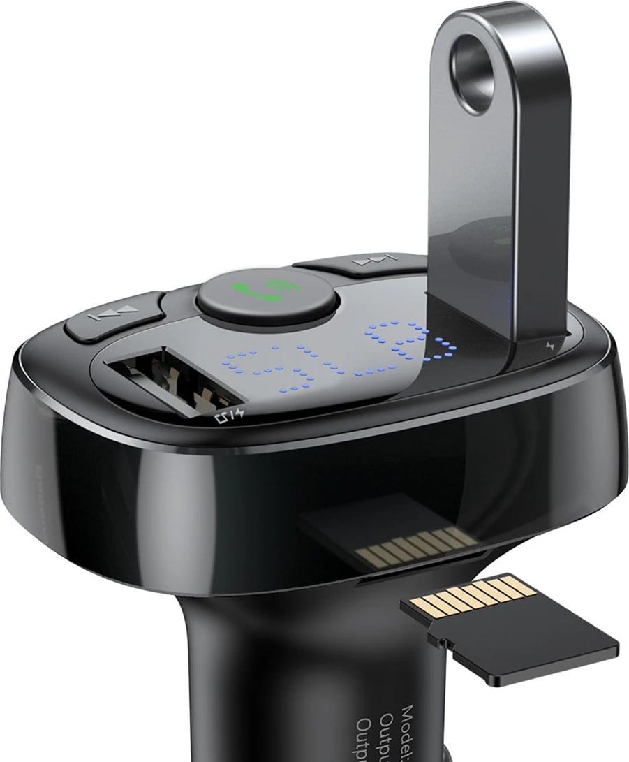 Transmetues Bluetooth / karikues veture Baseus S-09A, i zi Transmetues Bluetooth / karikues veture Baseus S-09A, i zi