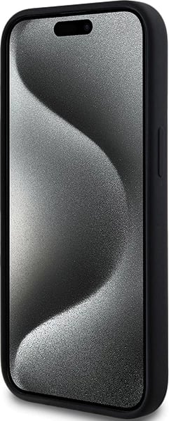 Mbështjellës Karl Lagerfeld Silicone Choupette Head MagSafe për iPhone 15/14/13, i zi