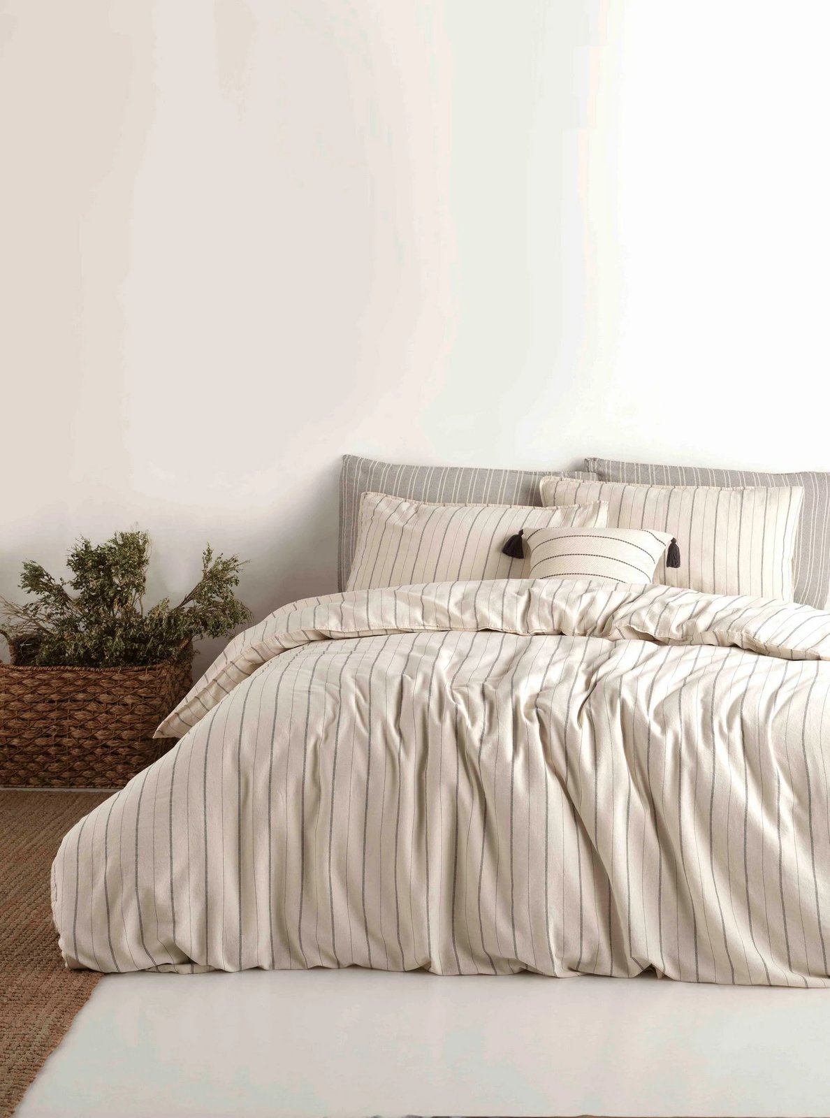 Set mbulesë për jorgan, një person, L'essentiel, Tommy Light, e bardhë dhe e zezë