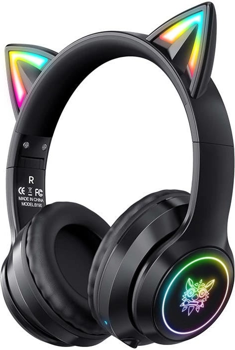 Kufje gaming ONIKUMA B90 me mikrofon, Bluetooth 5.0, RGB, të zeza