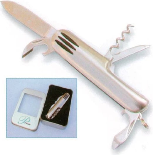 Thikë palosëse 5-në-1 NEXT prej çeliku inox