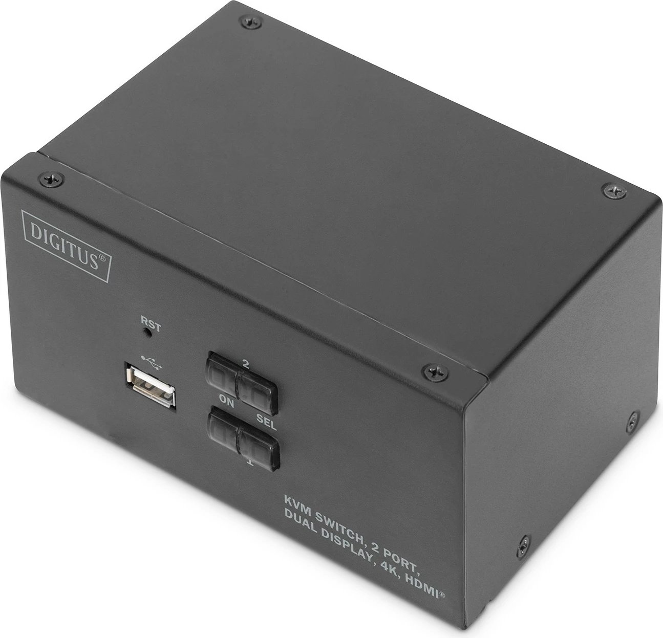 Switch KVM Digitus DS-12860, 2 porta, HDMI, 4K, i zi