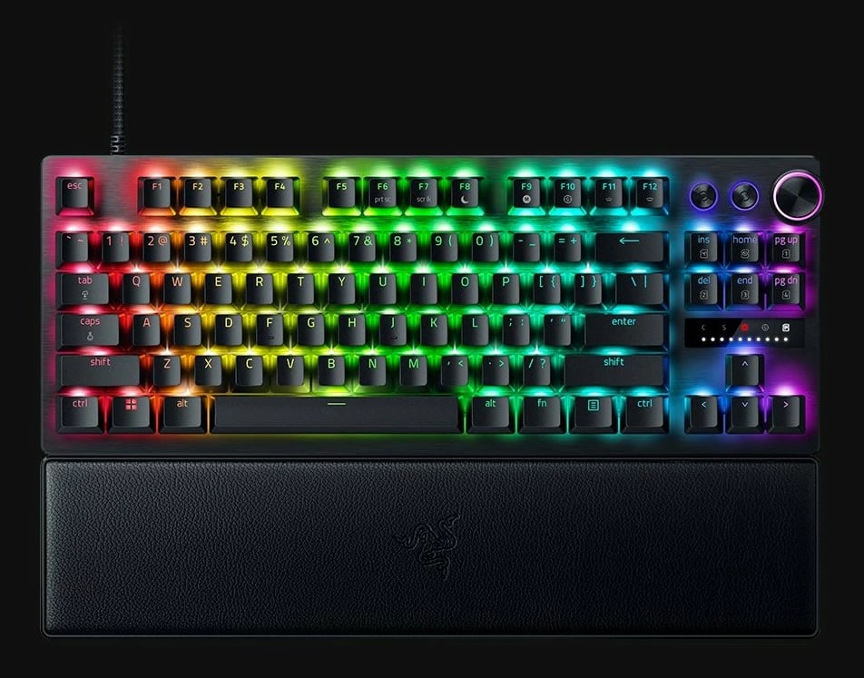 Tastierë Razer Huntsman V3 Pro Tenkeyless, RGB, DE