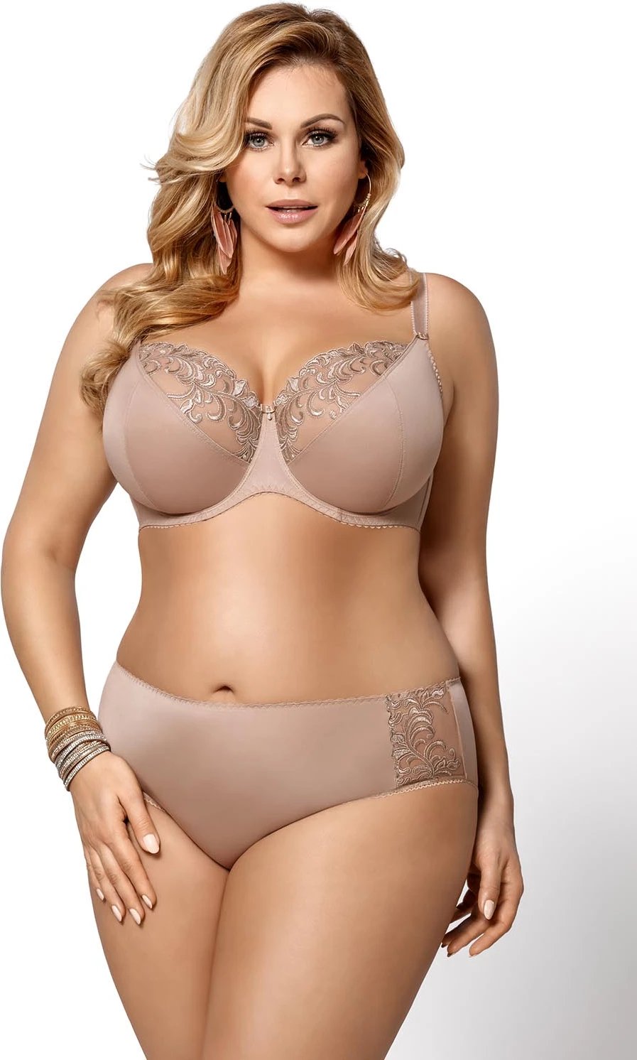 Të brendshme Gorsenia Lingerie, beige