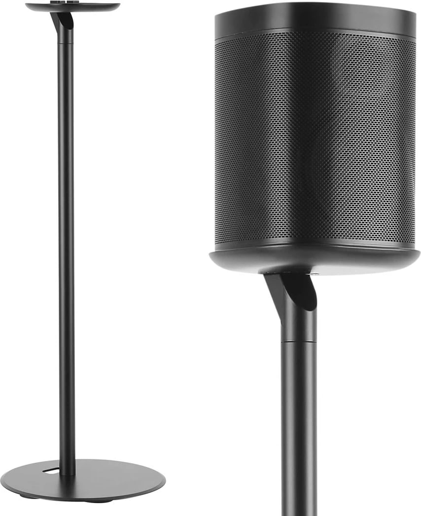 Mbajtës dyshemeje Maclean MC-841 për Sonos One dhe Sonos Play, ngjyrë e zezë