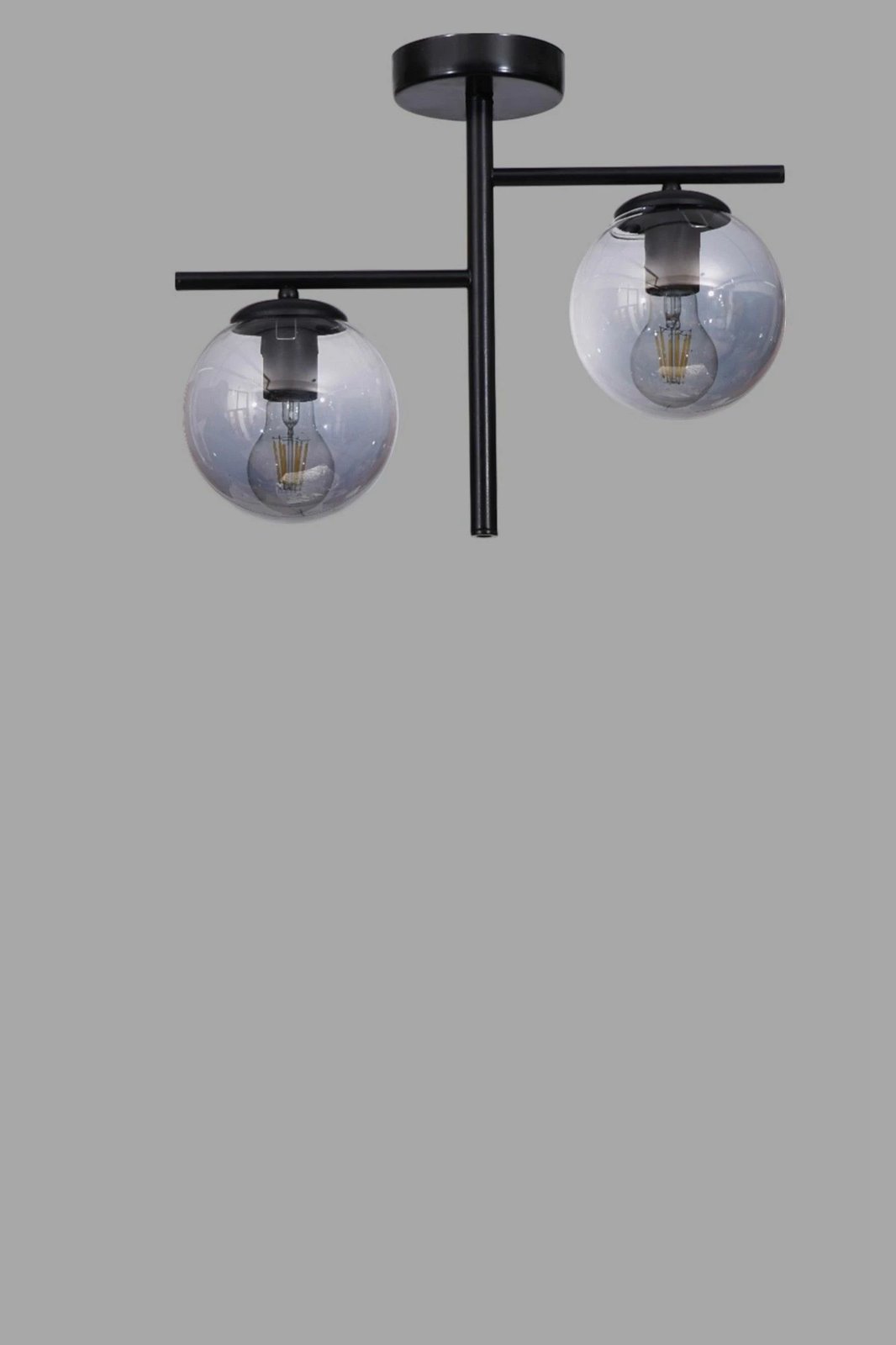 Llambë tavani Opviq, gri dhe e zezë, 9008-1 Llambë tavani Opviq, gri dhe e zezë, 9008-1