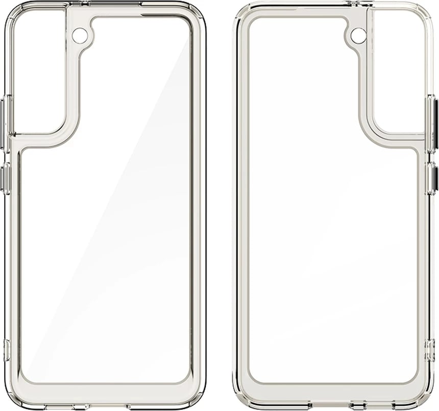 Mbështjellës Hurtel Outer Space Case për Samsung Galaxy S22+, i fortë me kornizë xheli, Blu