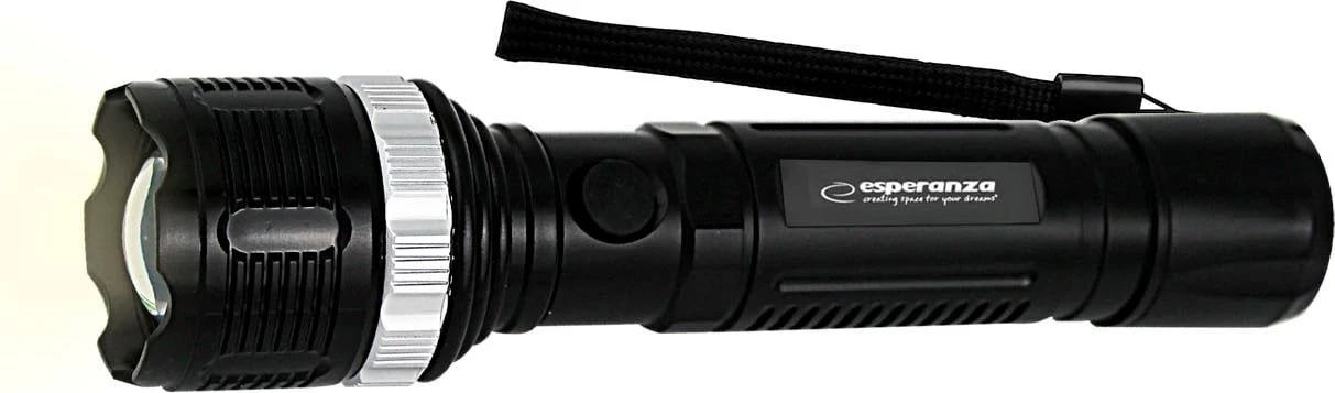 Dritë dore Esperanza EOT069, LED, Alumini, E zezë