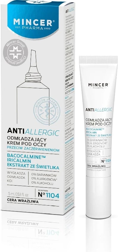 Krem për sy Mincer Pharma Antiallergic Rejuvenating Eye Cream No.1104, 15ml