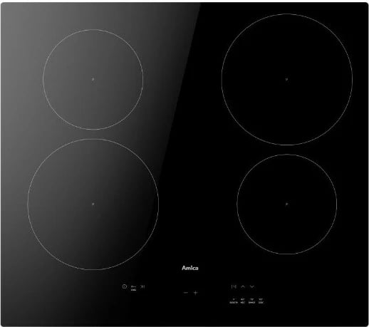 Pllakë gatimi me induksion Amica PIH6540PHTUN 3.0, 4 zona, e zezë Pllakë gatimi me induksion Amica PIH6540PHTUN 3.0, 4 zona, e zezë