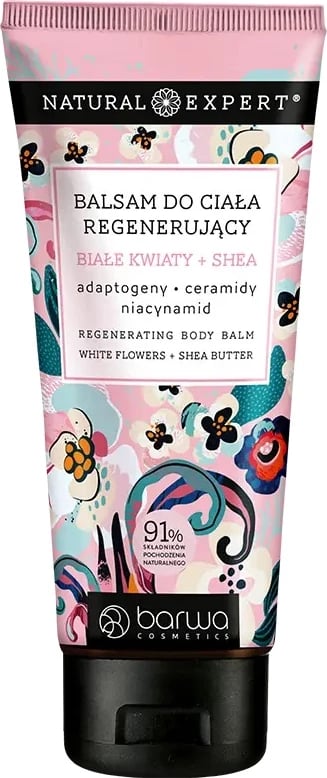 Balsam për trup për femra Barwa Natural Expert Regenerating Body Balm White Flowers + Shea, 200ml