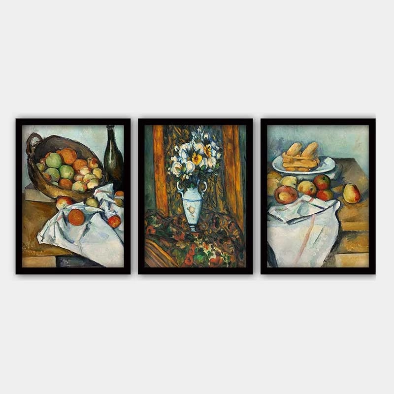 Pikturë dekorative me kornizë (3 copë), Wallity, 3SC_UN2035671_3545