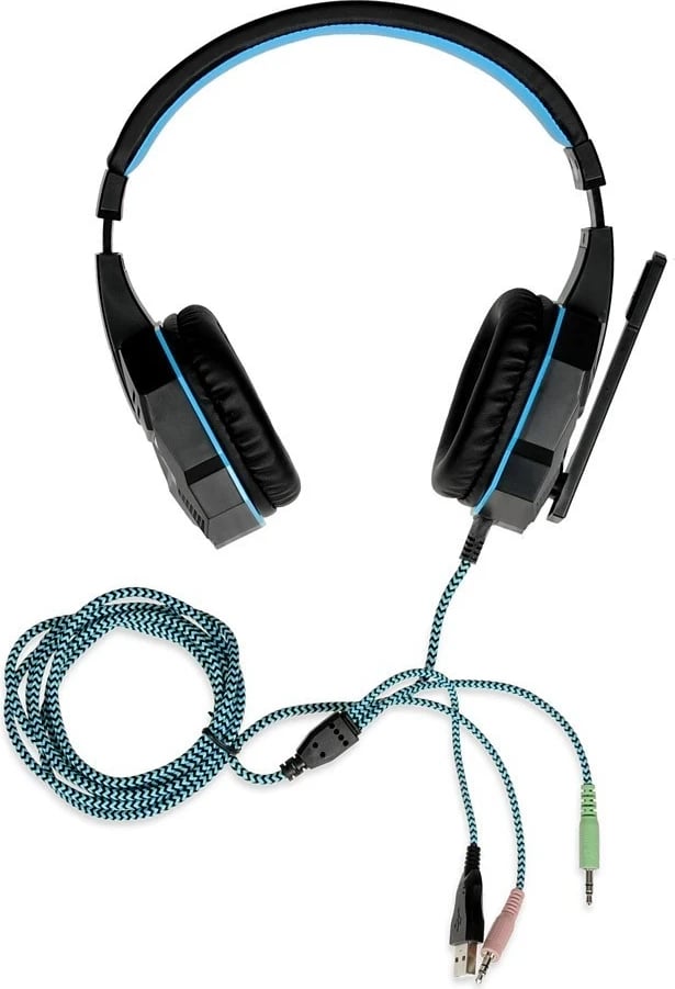 Kufje IBox X8, të zeza/kaltërta