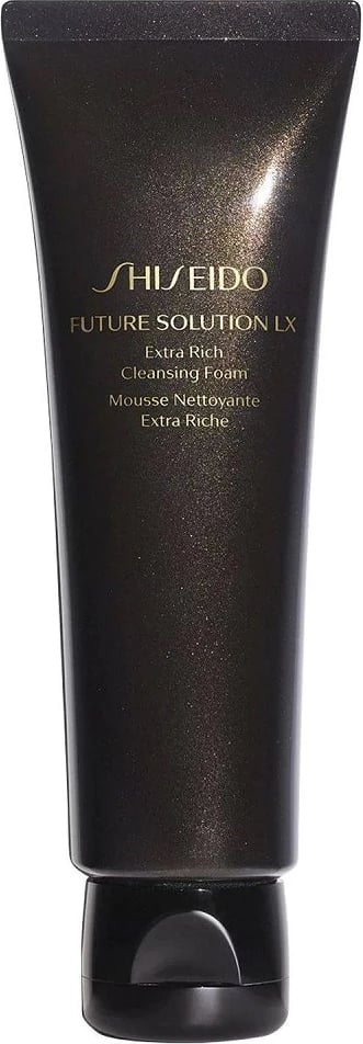 Shkumë pastruese për fytyrë Shiseido Future Solution LX Extra Rich Cleansing Foam për femra 125ml
