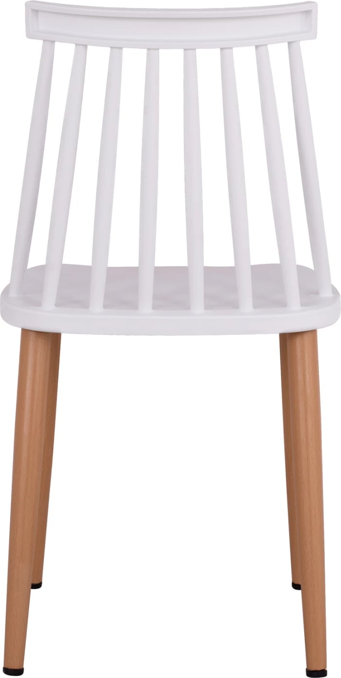 Karrige për ngrënie Vanessa e bardhë me këmbë metalike 43x46,5x82cm, set prej 4 copë Karrige për ngrënie Vanessa e bardhë me këmbë metalike 43x46,5x82cm, set prej 4 copë