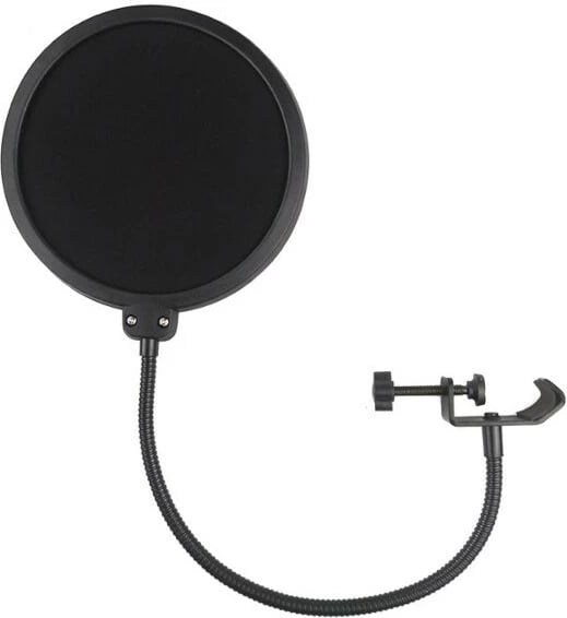 Pop filter NN POP 01 për mikrofon, 510 mm, najlon, i zi