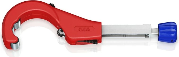 Prerëse tubash Knipex 90 31 03 BK, për bakër, bronz, çelik, 260mm, blu/kuqe
