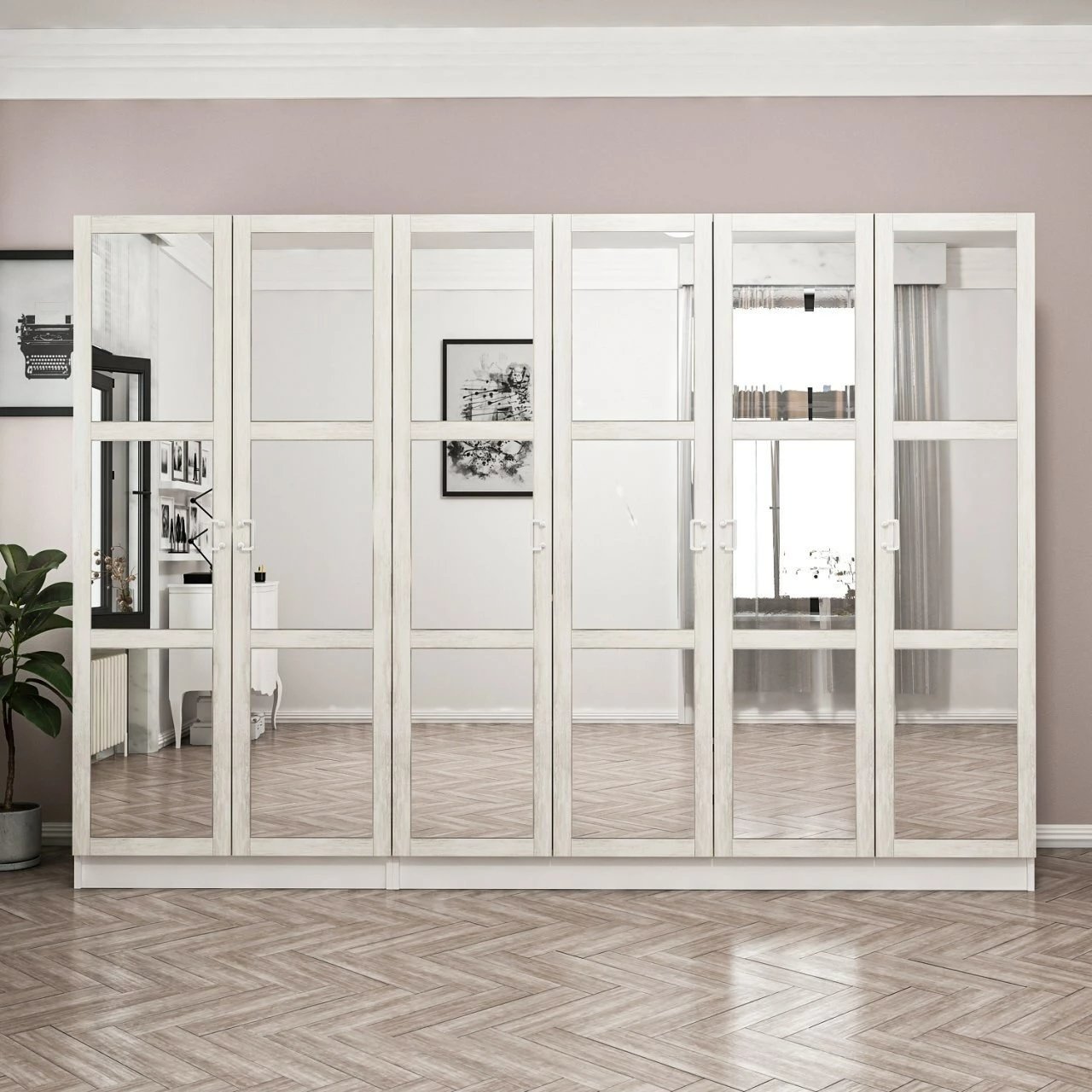 Dollap Skye Decor, ngjyrë e bardhë, Kale Country, 3846