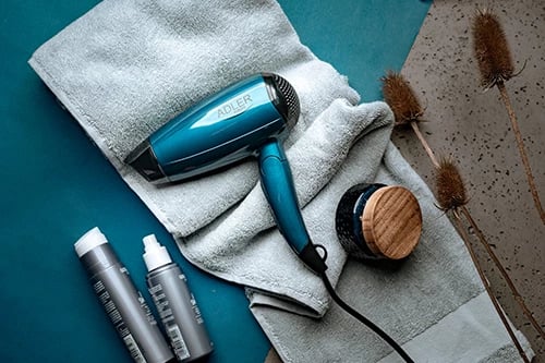 Tharëse flokësh, Adler, AD 2263, 1600-1800W, dorezë palosëse, 2 nivele nxehtësie dhe shpejtësie, blu e errët