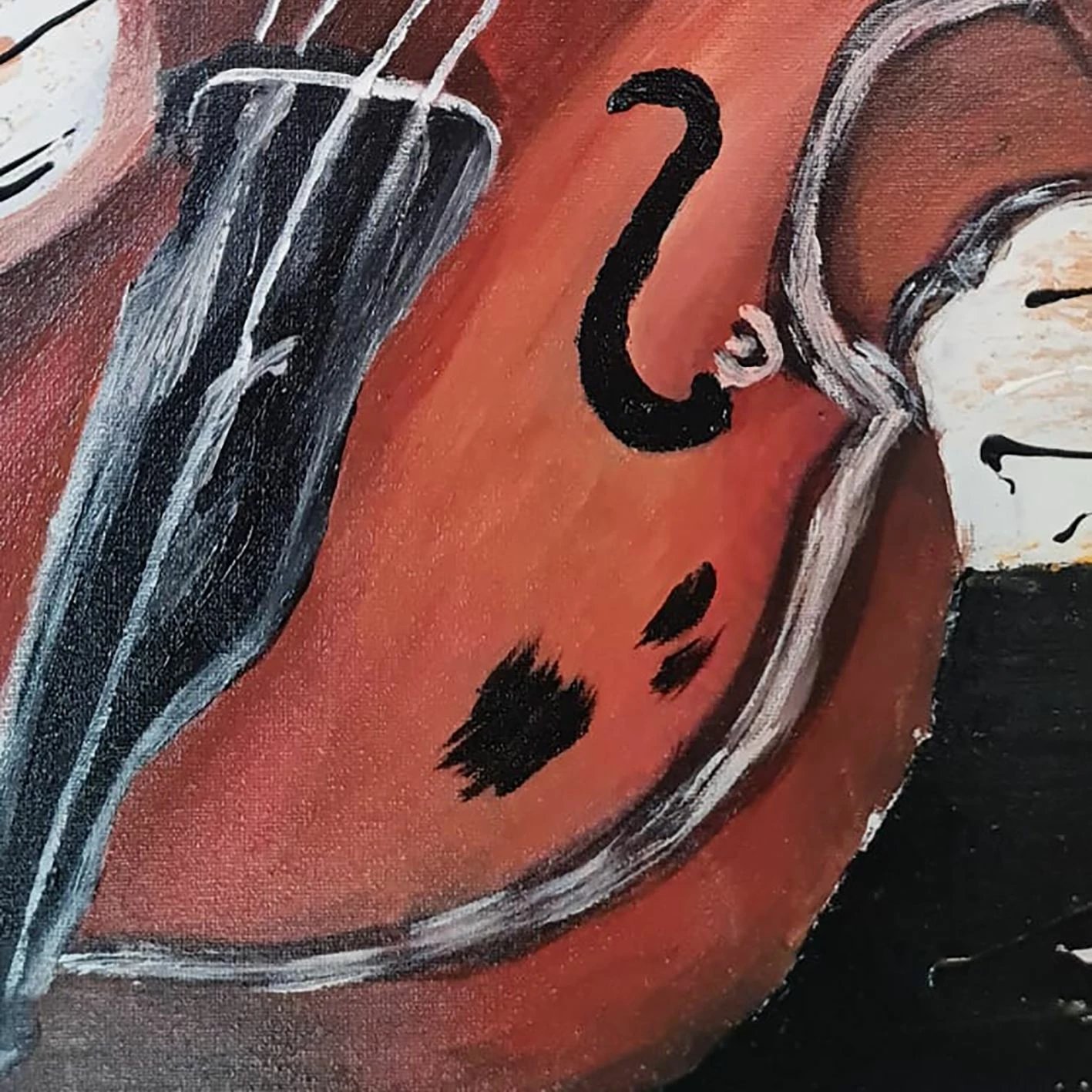 Pikturë dekorative me vaj, Wallity, OP10059 - 100100, shumëngjyrëshe, 100x100cm