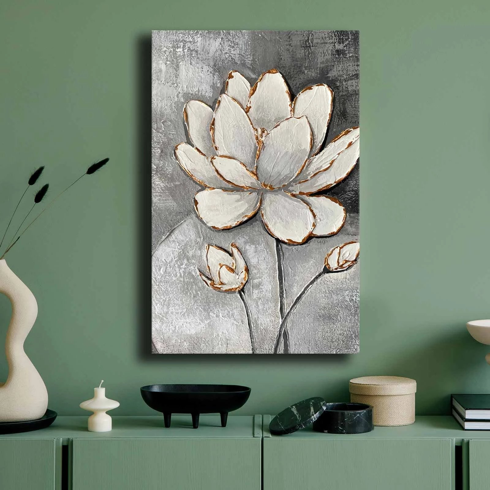 Pikturë dekorative në kanavacë, Wallity 4570GSC-013, shumëngjyrëshe, 45x70cm