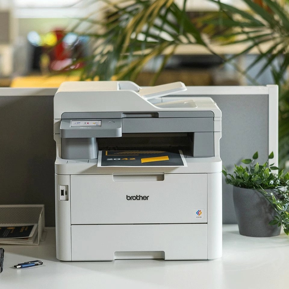 Printer multifunksional Brother MFC-L8390CDW, LED, printim me ngjyra, A4, i bardhë