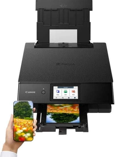Pajisje multifunksionale inkjet Canon PIXMA TS8750 6152C006 A4 6-bojë 4800x1200 dpi Wi‑Fi/Ethernet USB ekran 4.3" e zezë Pajisje multifunksionale inkjet Canon PIXMA TS8750 6152C006 A4 6-bojë 4800x1200 dpi Wi‑Fi/Ethernet USB ekran 4.3" e zezë