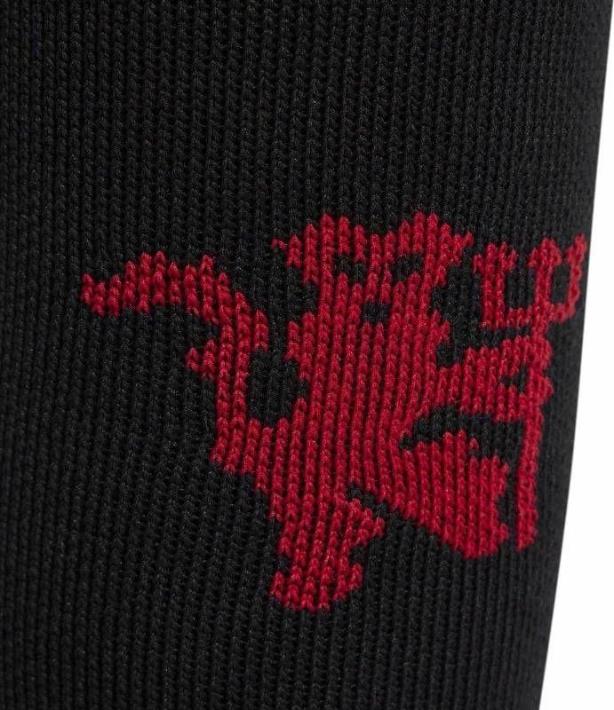 Çorape futbolli adidas Manchester United, për meshkuj, të zeza dhe të kuqe