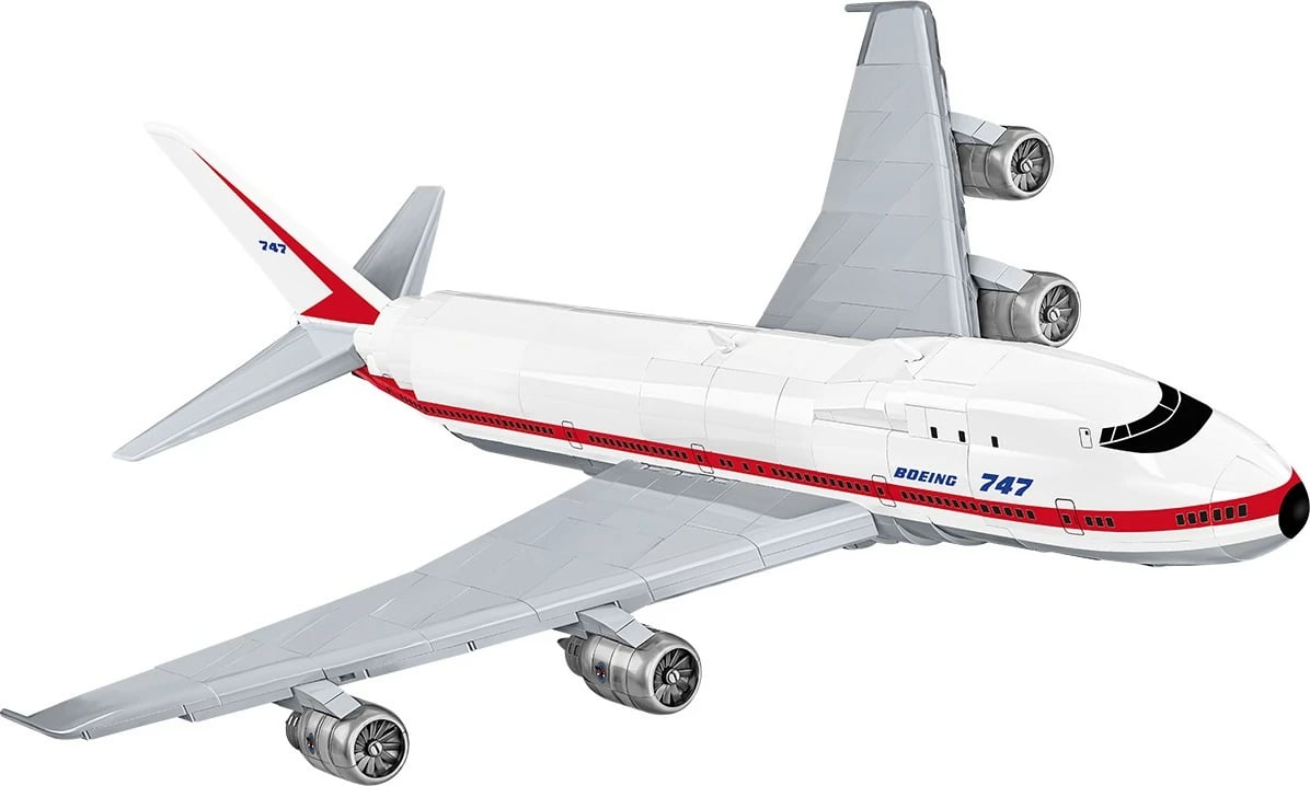 Set ndërtimi Cobi Boeing 747 First Flight 1969, 1051 pjesë, plastikë, ekstra i madh