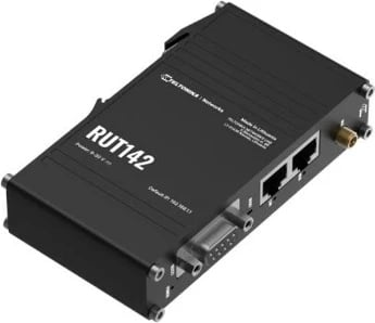 Ruter industrial Teltonika RUT142, WiFi 4, RS232, 2x RJ45 100Mb/s, IP30, Alumini