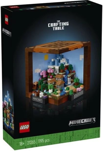 Set LEGO Minecraft Tavolina e Punës 21265, 1195 pjesë, për të rritur