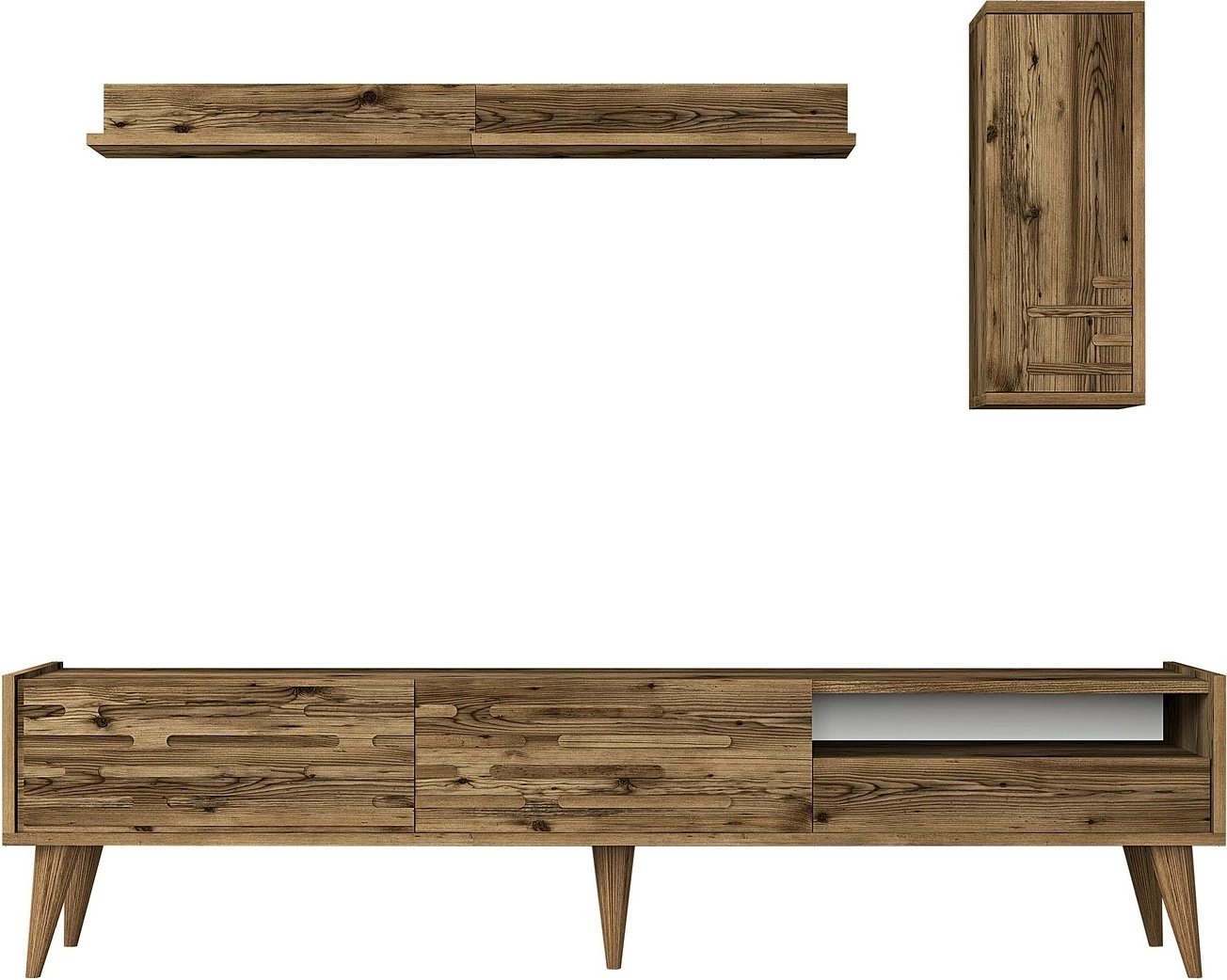 Komodë TV Valensiya, ngjyrë arre, Skye Decor