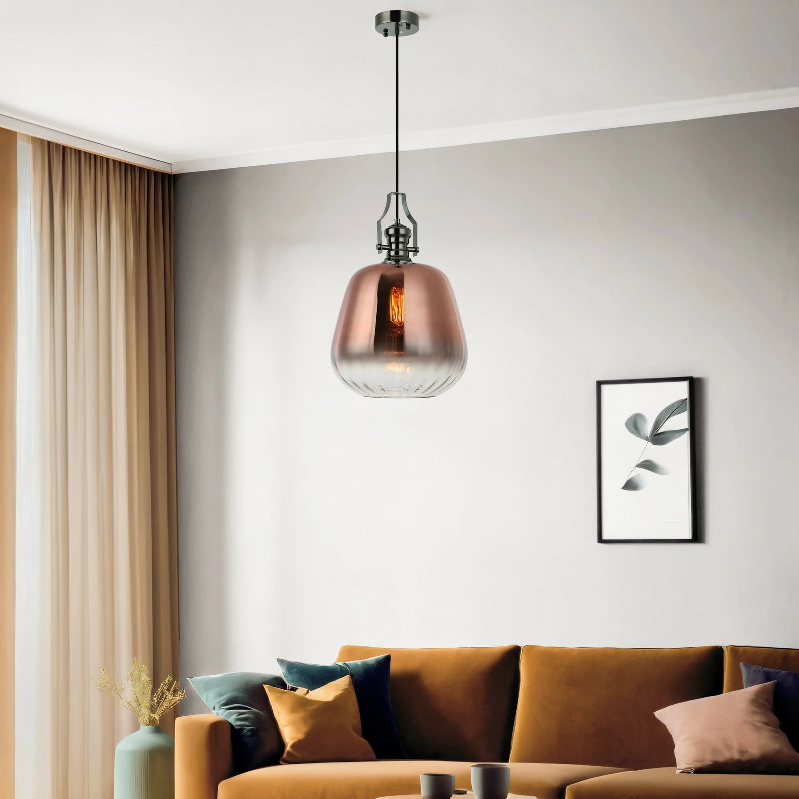 Llambë varëse Opviq, Cabana - P01-PB, ngjyrë kobalt