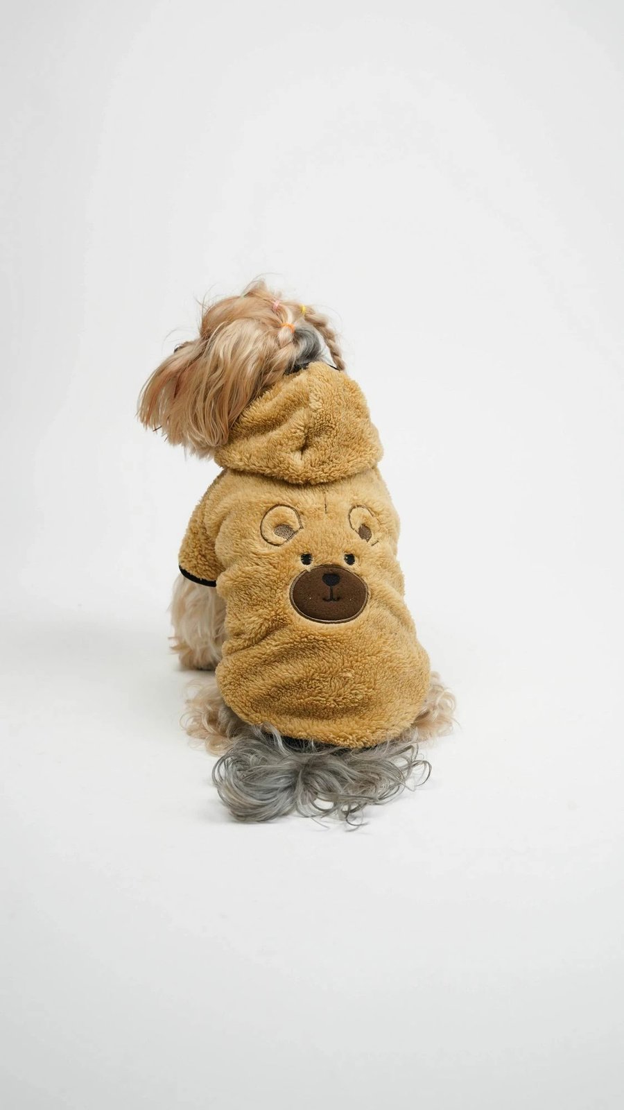 Hudi për qen, Paws & Whiskers, xhaketë teddy welsoft, e gjelbër